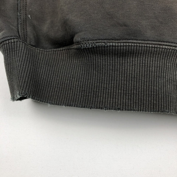 Carhartt ORIGINAL FIT sweatshirt pullover hoodie, men's size L cotton gray type Vintage Second Hand