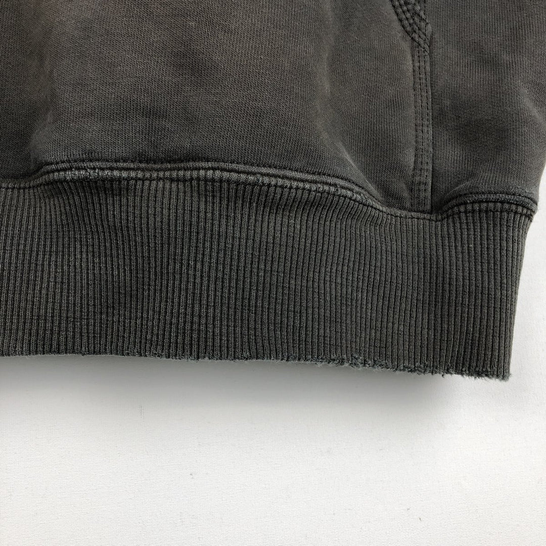 Carhartt ORIGINAL FIT sweatshirt pullover hoodie, men's size L cotton gray type Vintage Second Hand