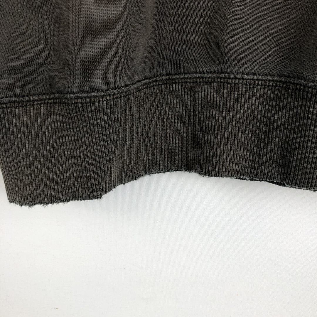 Carhartt ORIGINAL FIT sweatshirt pullover hoodie, men's size L cotton gray type Vintage Second Hand