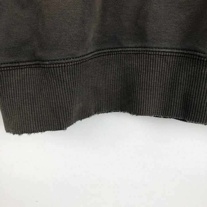 Carhartt ORIGINAL FIT sweatshirt pullover hoodie, men's size L cotton gray type Vintage Second Hand