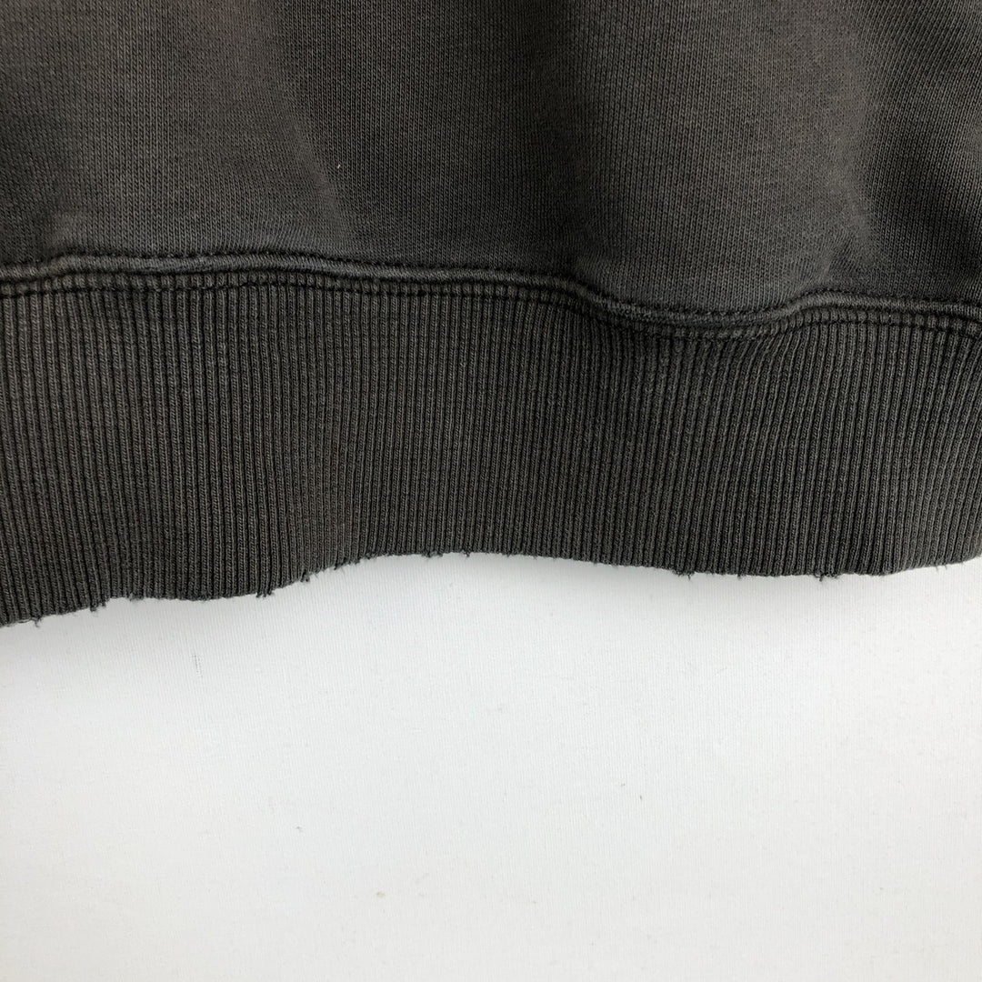 Carhartt ORIGINAL FIT sweatshirt pullover hoodie, men's size L cotton gray type Vintage Second Hand