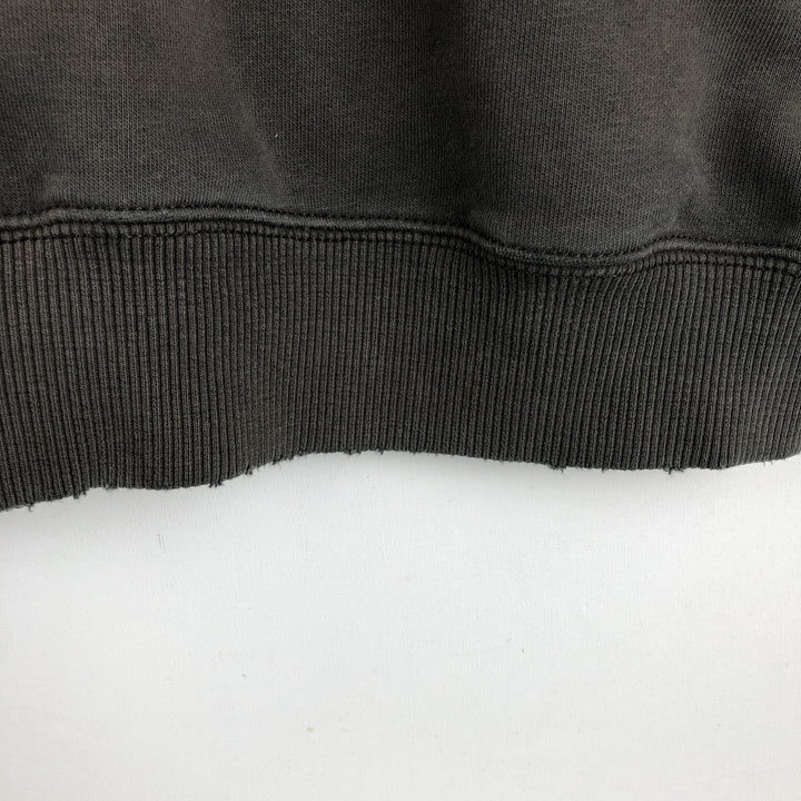 Carhartt ORIGINAL FIT sweatshirt pullover hoodie, men's size L cotton gray type Vintage Second Hand