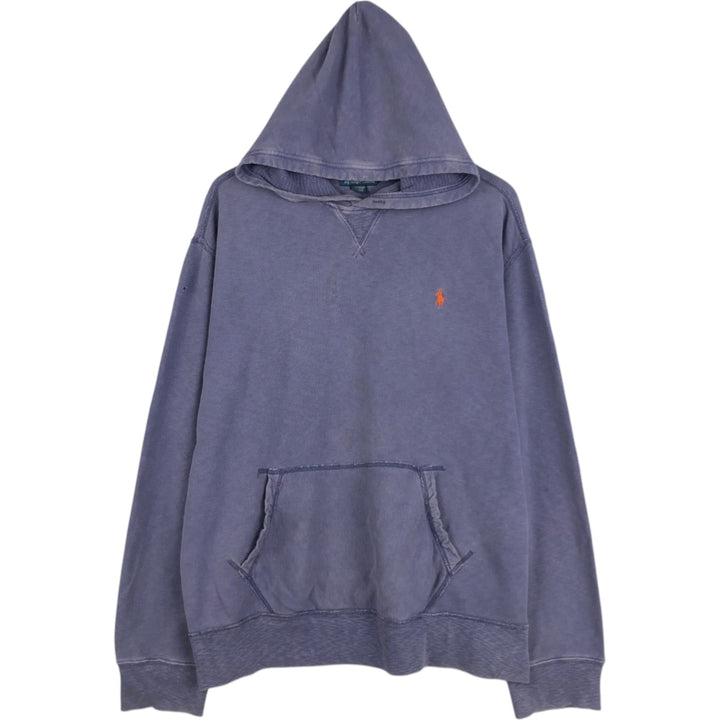 Ralph Lauren POLO by Ralph Lauren Sweatshirt Pullover Hoodie Men's XL cotton Purple type blue-purple Vintage Second Hand