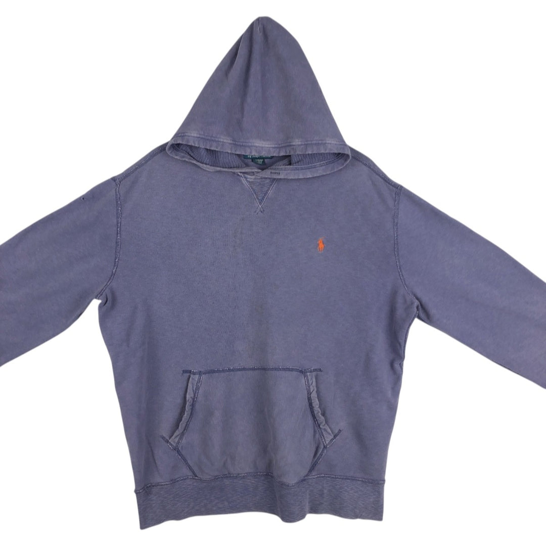 Ralph Lauren POLO by Ralph Lauren Sweatshirt Pullover Hoodie Men's XL cotton Purple type blue-purple Vintage Second Hand