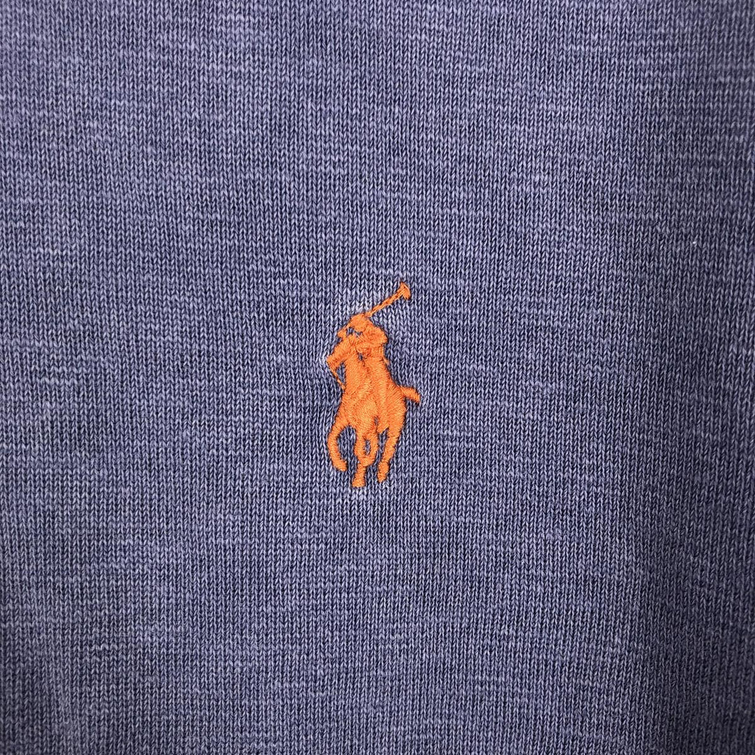 Ralph Lauren POLO by Ralph Lauren Sweatshirt Pullover Hoodie Men's XL cotton Purple type blue-purple Vintage Second Hand