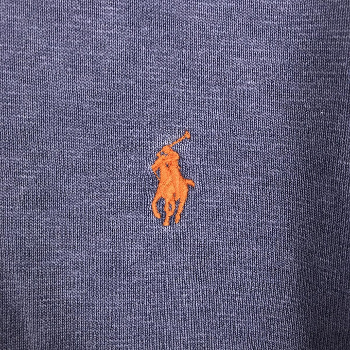 Ralph Lauren POLO by Ralph Lauren Sweatshirt Pullover Hoodie Men's XL cotton Purple type blue-purple Vintage Second Hand