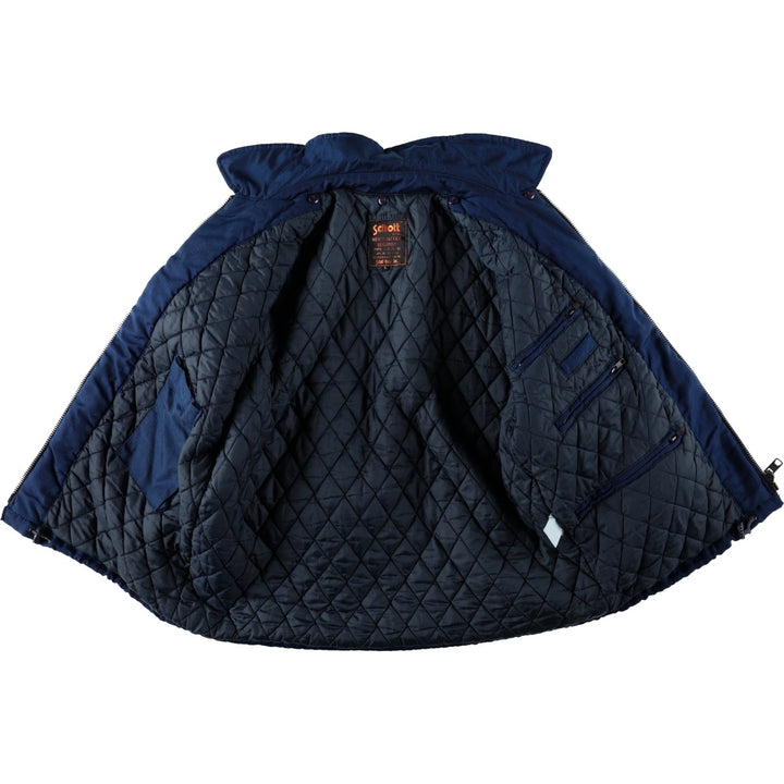 Schott Ripstop Padded Jacket Puffer Jacket Men's Size L unclear navy blue type Vintage Second Hand