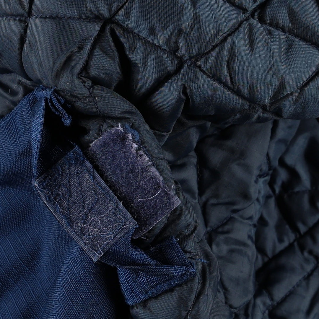 Schott Ripstop Padded Jacket Puffer Jacket Men's Size L unclear navy blue type Vintage Second Hand