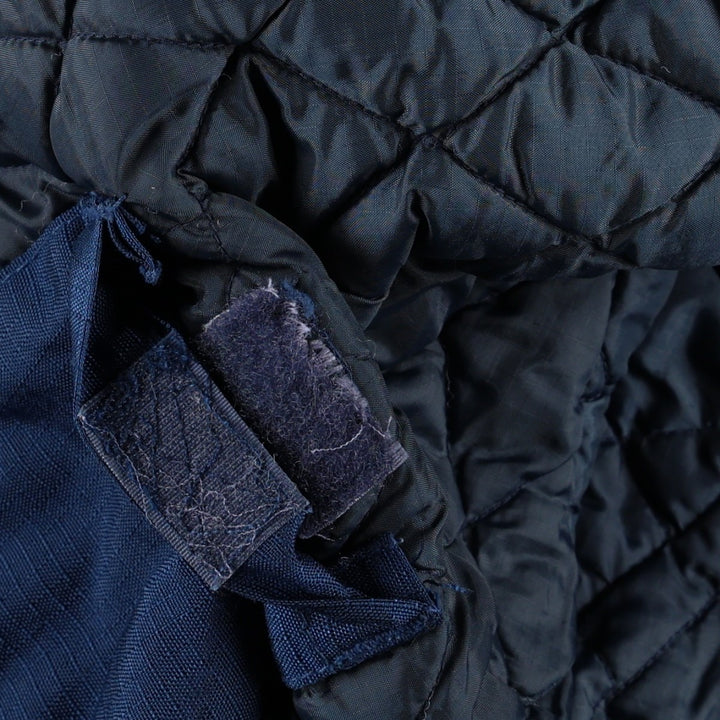 Schott Ripstop Padded Jacket Puffer Jacket Men's Size L unclear navy blue type Vintage Second Hand