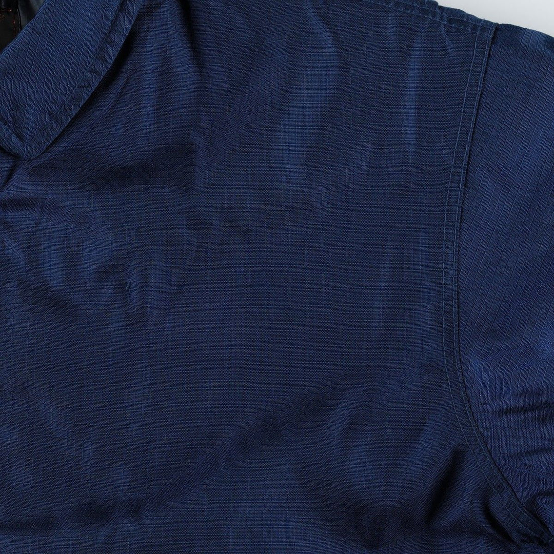 Schott Ripstop Padded Jacket Puffer Jacket Men's Size L unclear navy blue type Vintage Second Hand