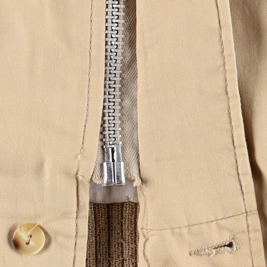 1980'S Catalina Varsity Padded Derby Jacket, Cup Shoulder Jacket, Made in USA, Men's Size L (Equivalent), Vintage unclear Beige type Vintage Second Hand