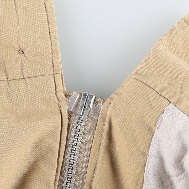 1980'S Catalina Varsity Padded Derby Jacket, Cup Shoulder Jacket, Made in USA, Men's Size L (Equivalent), Vintage unclear Beige type Vintage Second Hand