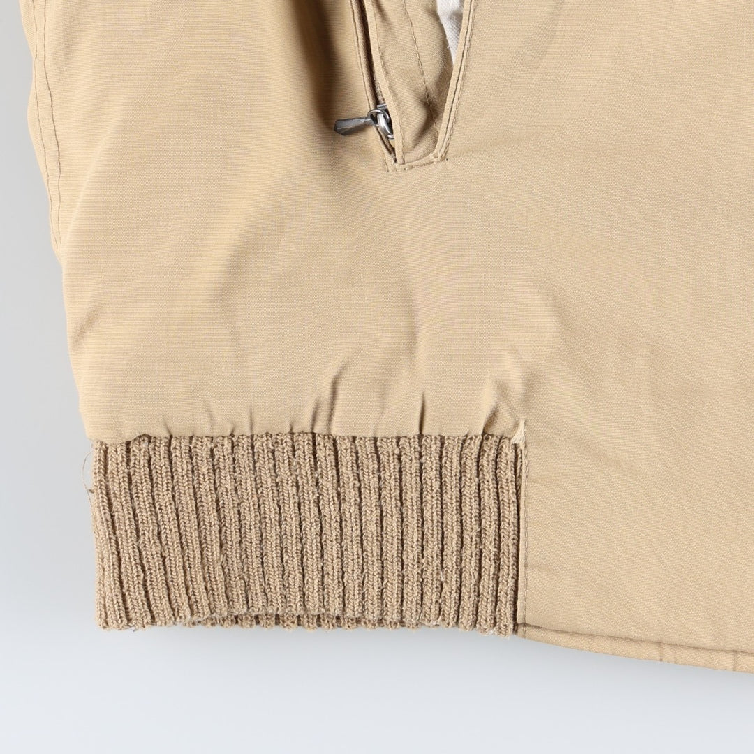 1980'S Catalina Varsity Padded Derby Jacket, Cup Shoulder Jacket, Made in USA, Men's Size L (Equivalent), Vintage unclear Beige type Vintage Second Hand
