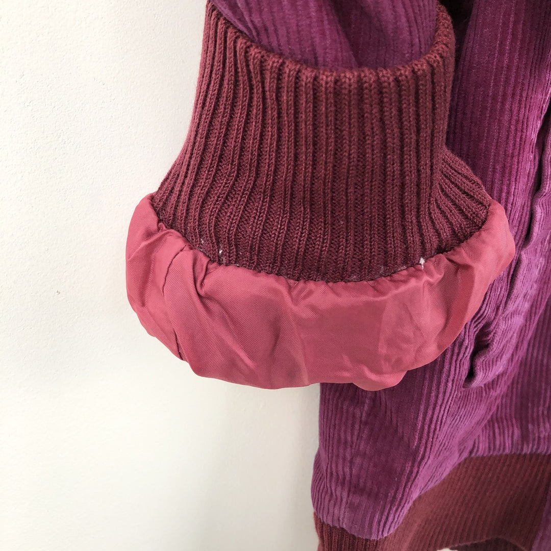 Wrangler corduroy jacket, women's size L (approx.) cotton purple type Vintage Second Hand