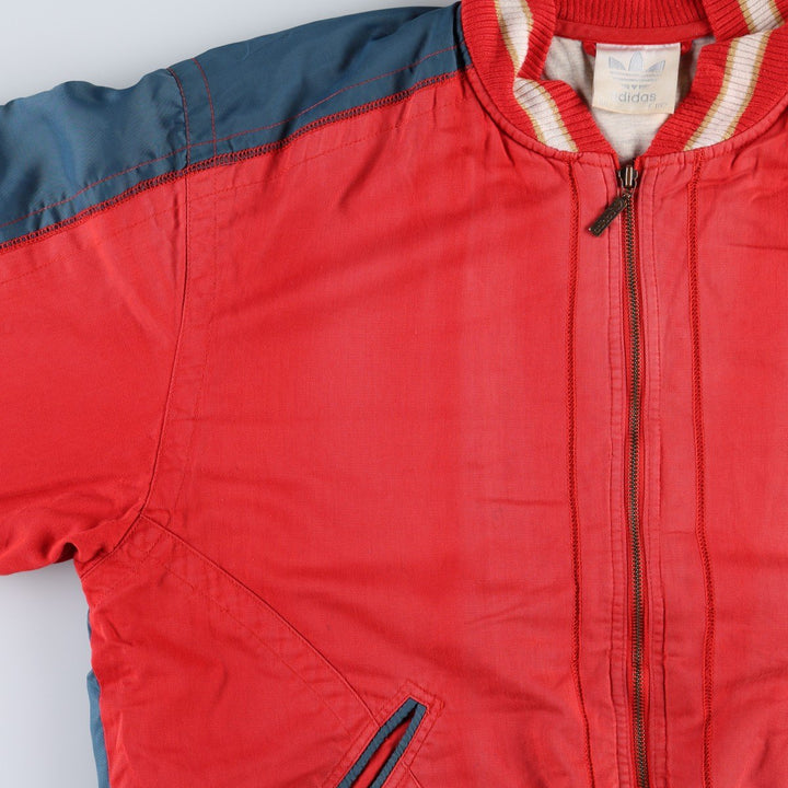 90'S Adidas Trefoil Logo Barcelona Dragons Padded Jacket Puffer Jacket Men's Size L (approx.) Vintage cotton red type Vintage Second Hand