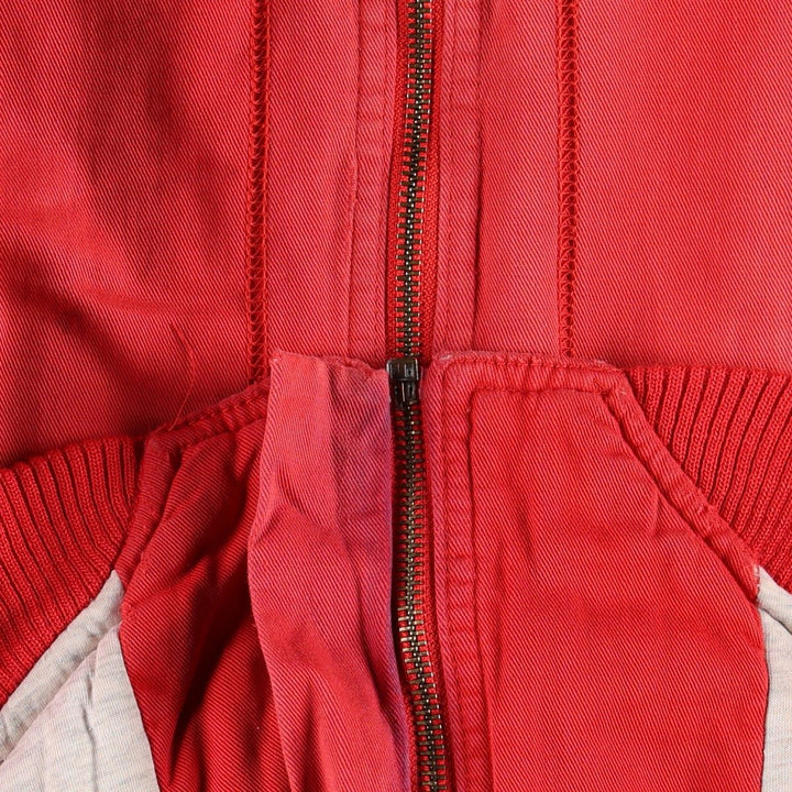 90'S Adidas Trefoil Logo Barcelona Dragons Padded Jacket Puffer Jacket Men's Size L (approx.) Vintage cotton red type Vintage Second Hand