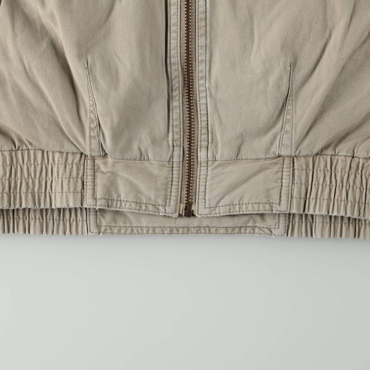 90s-00'S Cabelas cotton blouson, men's size M equivalent, vintage. cotton Khaki type beige Vintage Second Hand