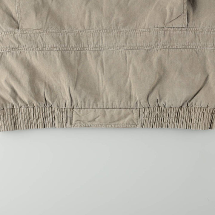 90s-00'S Cabelas cotton blouson, men's size M equivalent, vintage. cotton Khaki type beige Vintage Second Hand