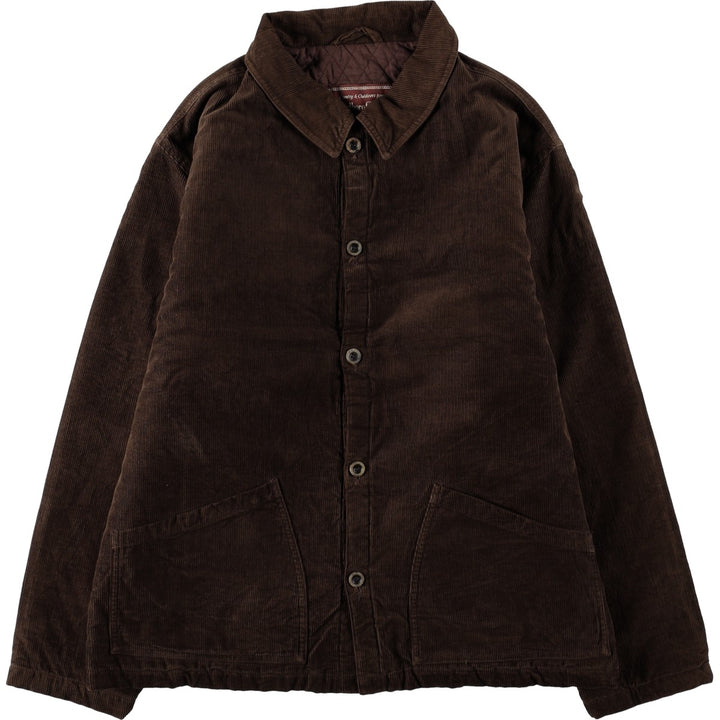 1990'S Marlboro Classics padded corduroy jacket, made in Italy, men's size M equivalent, vintage. cotton brown type Vintage Second Hand