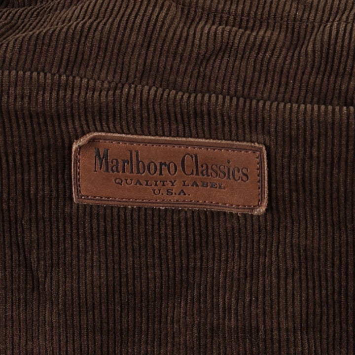 1990'S Marlboro Classics padded corduroy jacket, made in Italy, men's size M equivalent, vintage. cotton brown type Vintage Second Hand