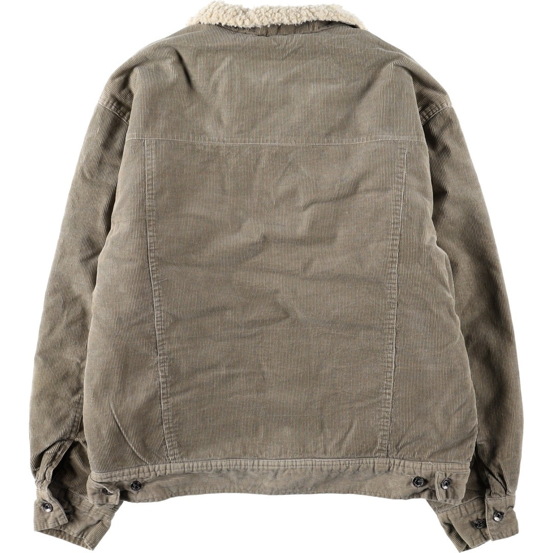 Dickies padded corduroy jacket, men's size L cotton Beige type Vintage Second Hand