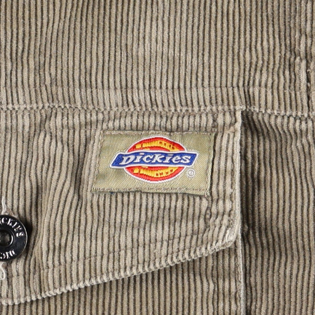 Dickies padded corduroy jacket, men's size L cotton Beige type Vintage Second Hand