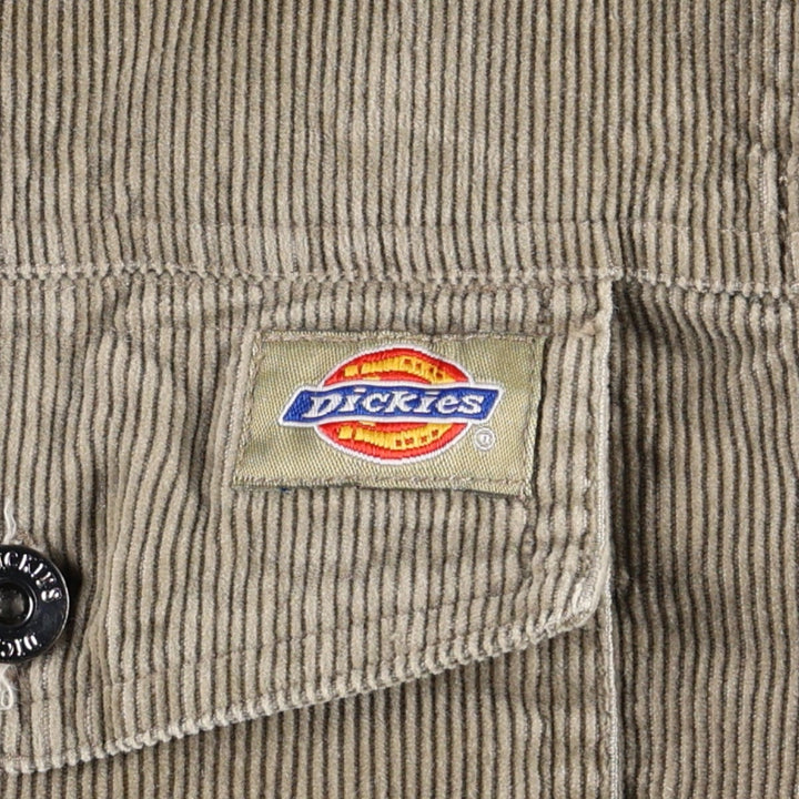 Dickies padded corduroy jacket, men's size L cotton Beige type Vintage Second Hand