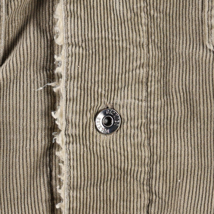 Dickies padded corduroy jacket, men's size L cotton Beige type Vintage Second Hand