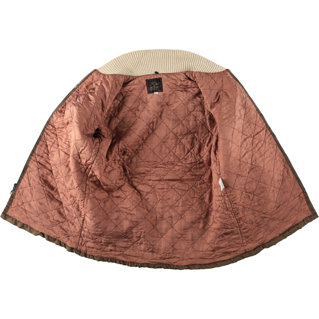 1960s-1970'S JOHN BLAIR Padded Pharaoh Jacket, Men's Size L (approx.), Vintage Polyester (insulation) brown type Vintage Second Hand