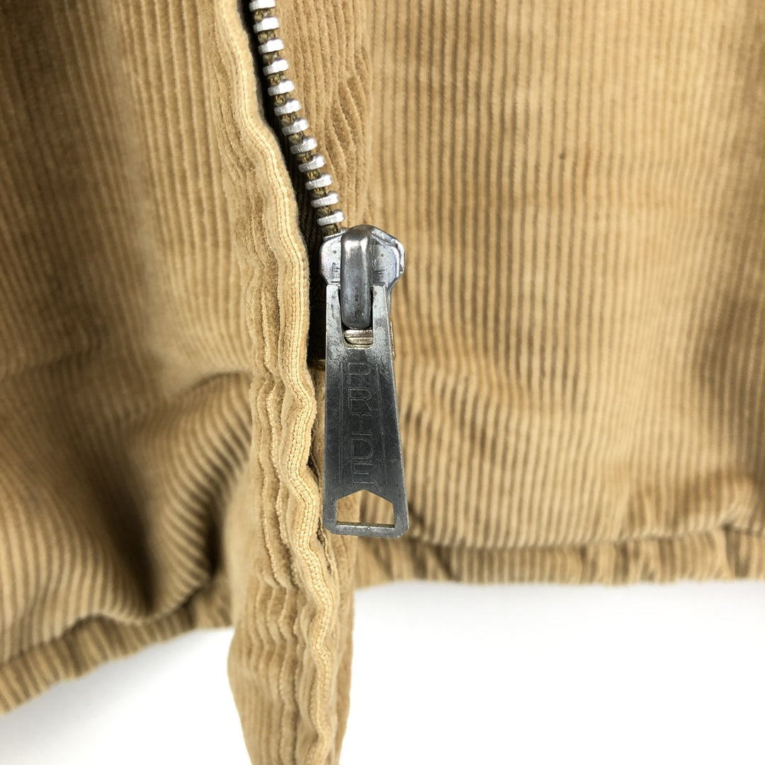 70s-80'S John Blair WARREN PENNA Padded Corduroy Jacket, Men's XXL equivalent, Vintage unclear beige type brown Vintage Second Hand