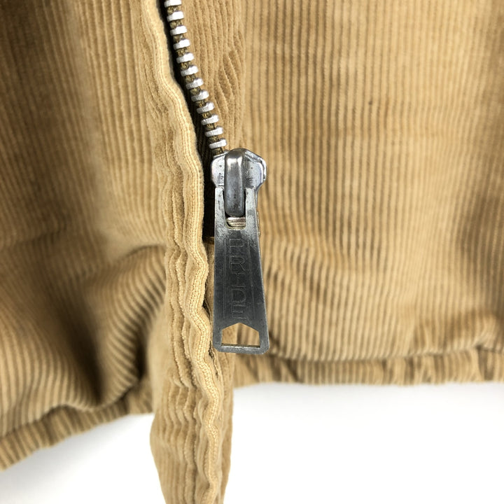 70s-80'S John Blair WARREN PENNA Padded Corduroy Jacket, Men's XXL equivalent, Vintage unclear beige type brown Vintage Second Hand