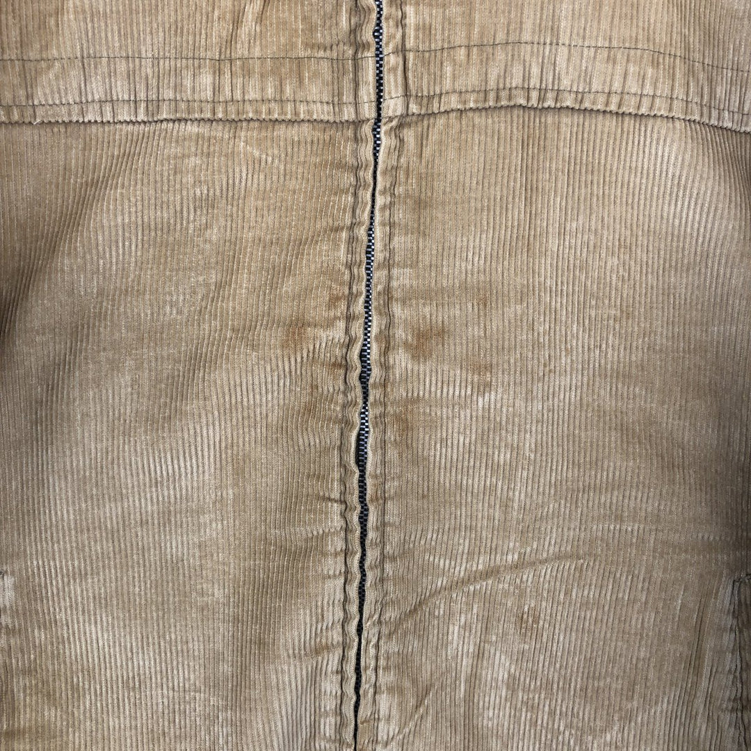 70s-80'S John Blair WARREN PENNA Padded Corduroy Jacket, Men's XXL equivalent, Vintage unclear beige type brown Vintage Second Hand