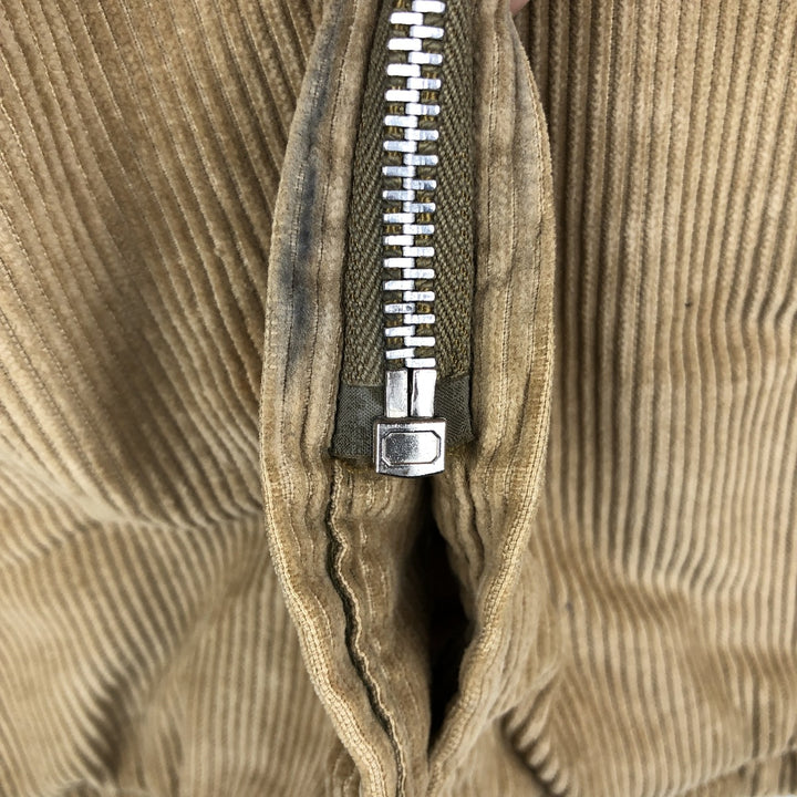 70s-80'S John Blair WARREN PENNA Padded Corduroy Jacket, Men's XXL equivalent, Vintage unclear beige type brown Vintage Second Hand