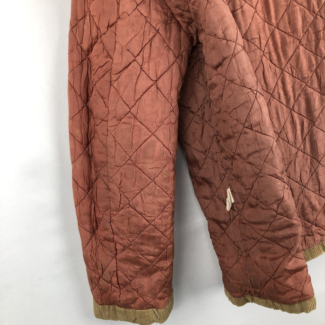 70s-80'S John Blair WARREN PENNA Padded Corduroy Jacket, Men's XXL equivalent, Vintage unclear beige type brown Vintage Second Hand