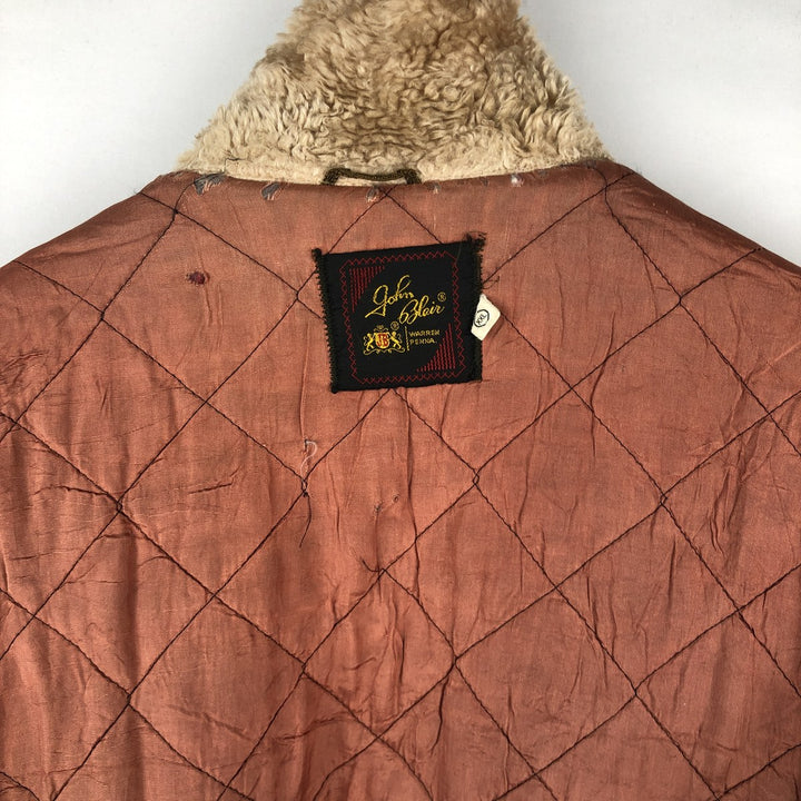 70s-80'S John Blair WARREN PENNA Padded Corduroy Jacket, Men's XXL equivalent, Vintage unclear beige type brown Vintage Second Hand