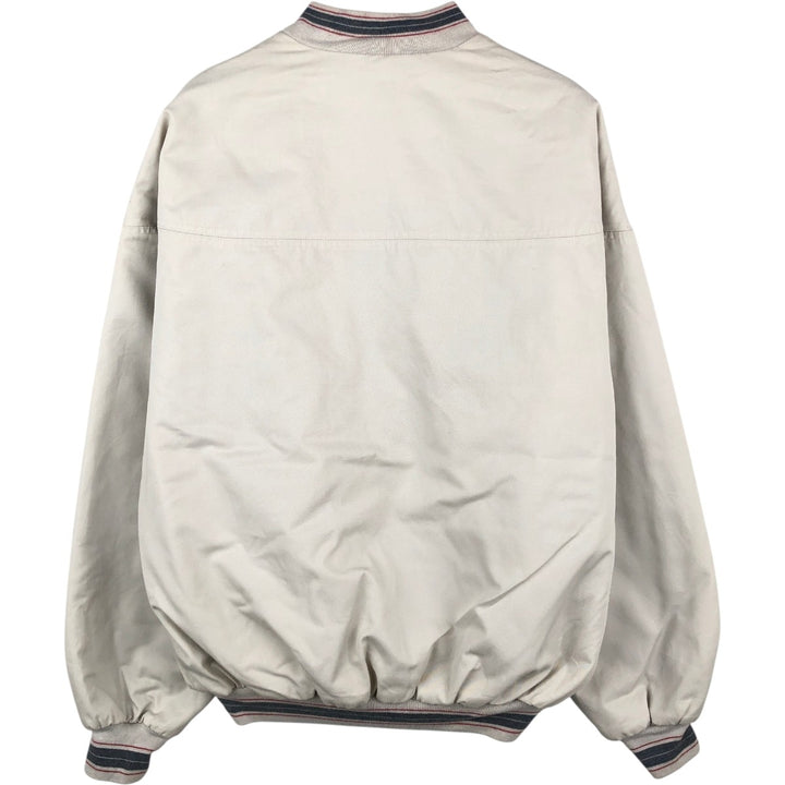 St. Michael padded blouson, men's size M (approx.), vintage. polyester ivory Vintage Second Hand