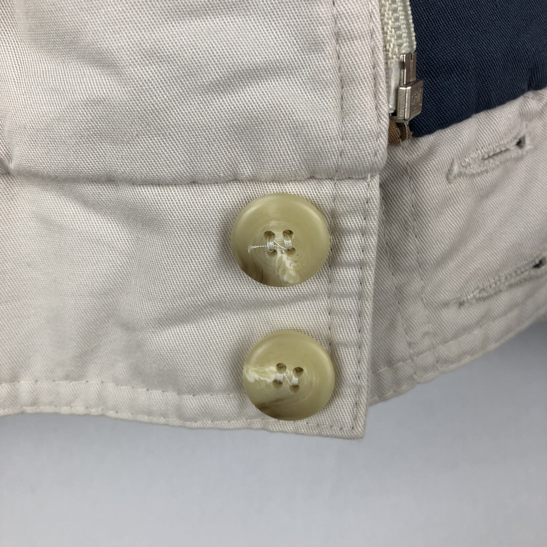 St. Michael padded blouson, men's size M (approx.), vintage. polyester ivory Vintage Second Hand