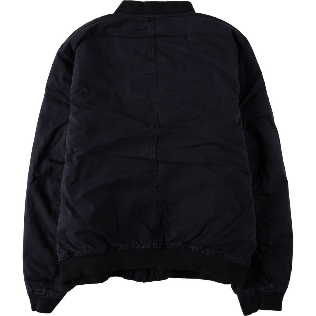 GAP Men's Padded Puffer Jacket (Size L) cotton navy blue type Vintage Second Hand