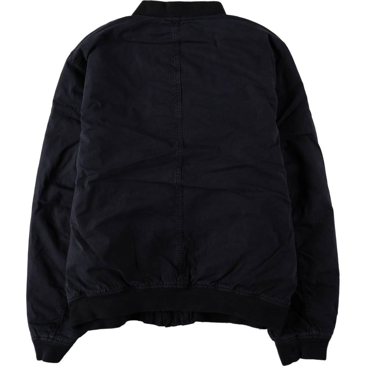 GAP Men's Padded Puffer Jacket (Size L) cotton navy blue type Vintage Second Hand