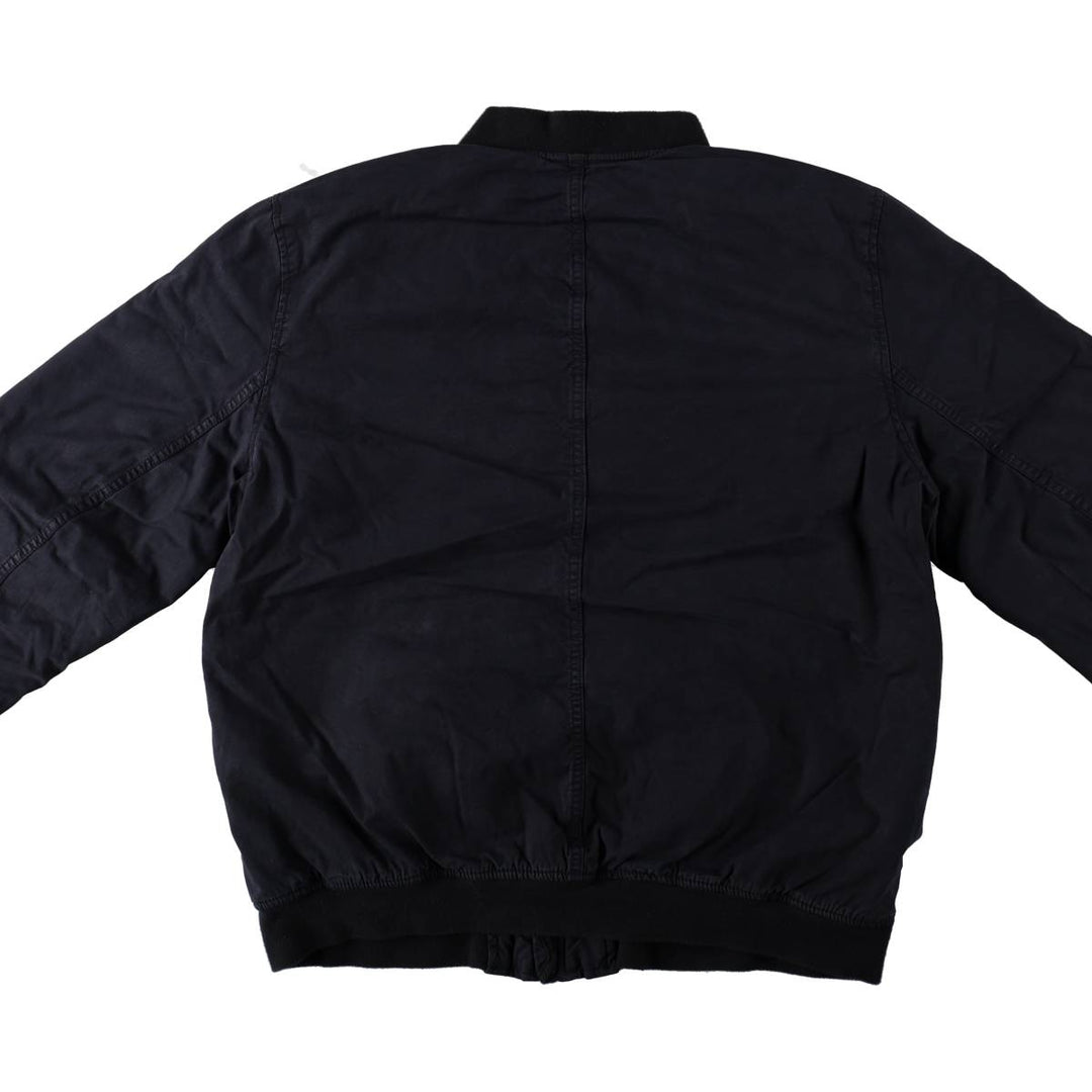 GAP Men's Padded Puffer Jacket (Size L) cotton navy blue type Vintage Second Hand