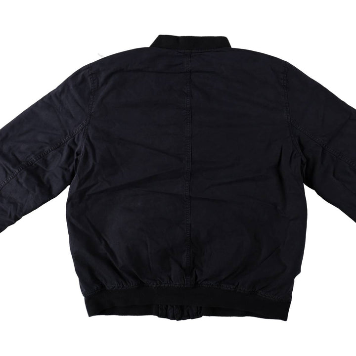 GAP Men's Padded Puffer Jacket (Size L) cotton navy blue type Vintage Second Hand