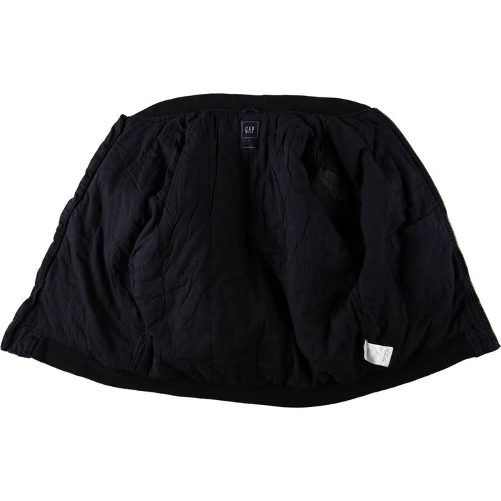 GAP Men's Padded Puffer Jacket (Size L) cotton navy blue type Vintage Second Hand