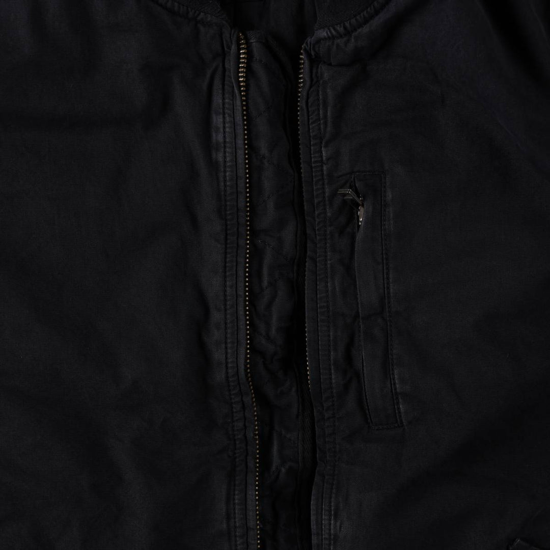 GAP Men's Padded Puffer Jacket (Size L) cotton navy blue type Vintage Second Hand