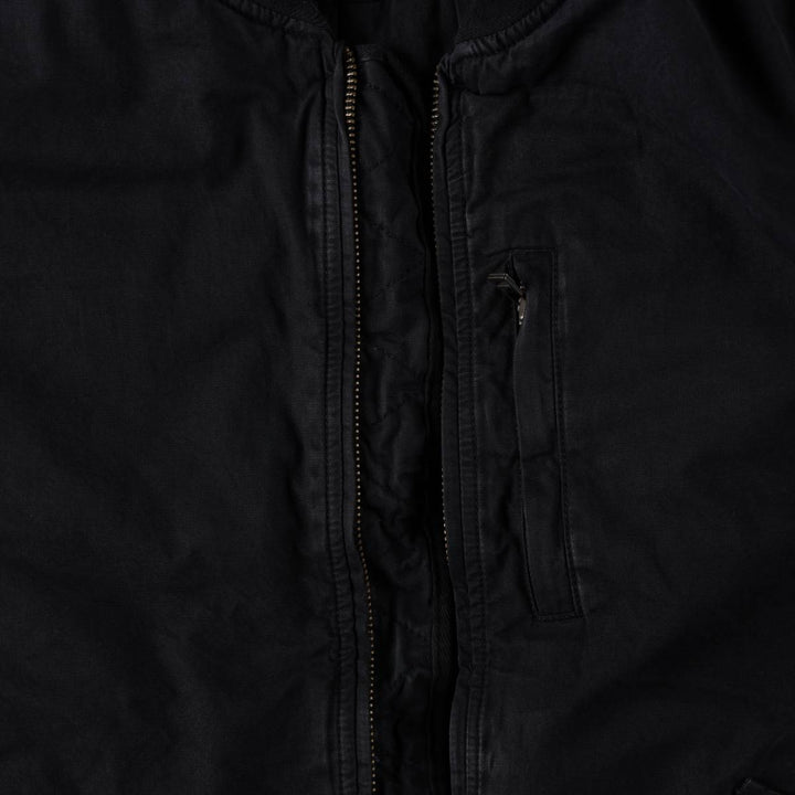 GAP Men's Padded Puffer Jacket (Size L) cotton navy blue type Vintage Second Hand