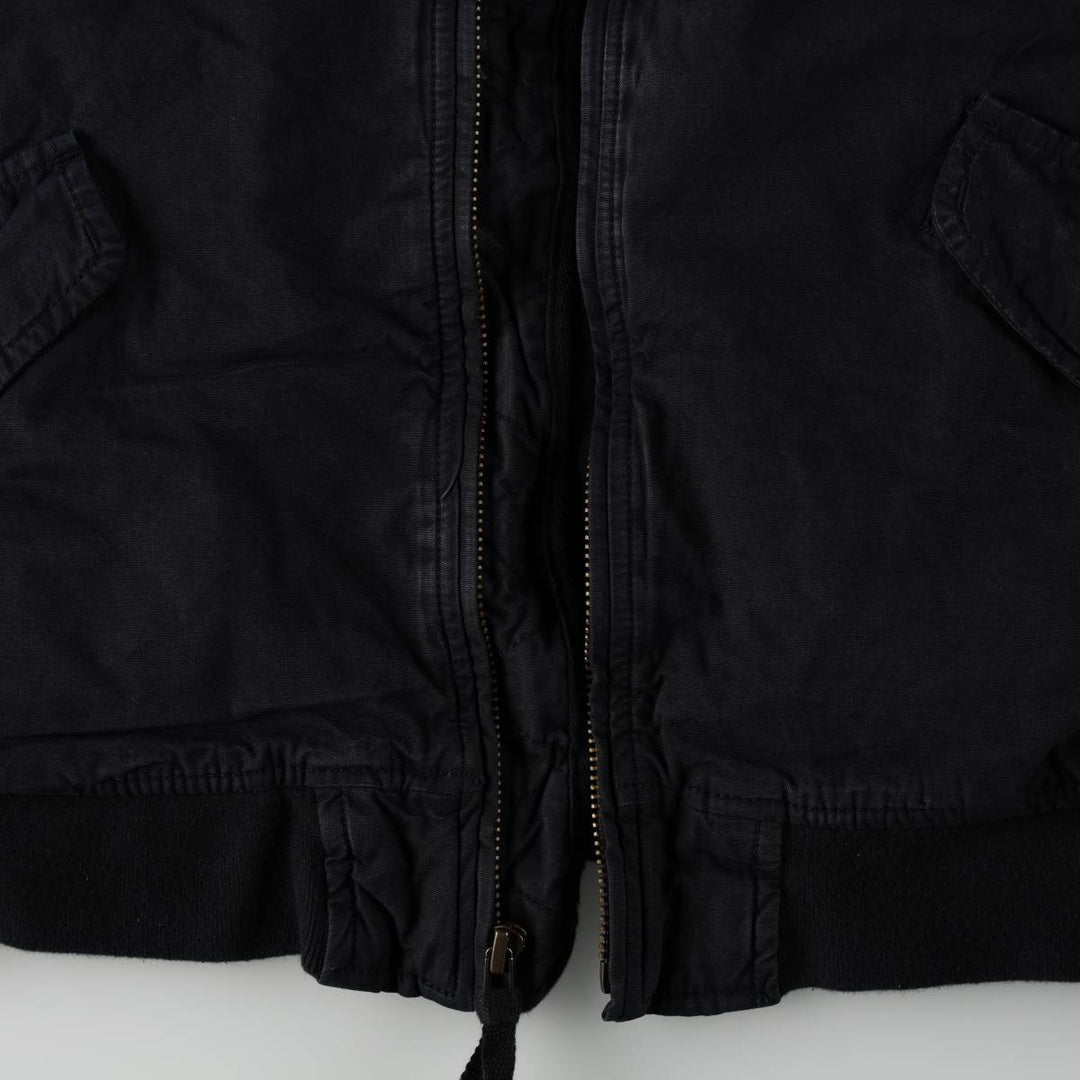 GAP Men's Padded Puffer Jacket (Size L) cotton navy blue type Vintage Second Hand