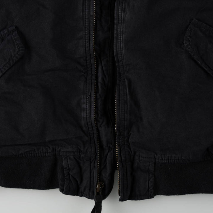 GAP Men's Padded Puffer Jacket (Size L) cotton navy blue type Vintage Second Hand