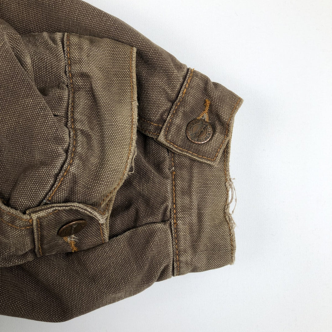 Wrangler AUTHENTIC WESTERN Insulated Duck Work Jacket, Men's Size L (approx.) cotton brown type Vintage Second Hand