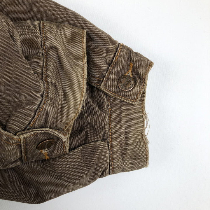 Wrangler AUTHENTIC WESTERN Insulated Duck Work Jacket, Men's Size L (approx.) cotton brown type Vintage Second Hand