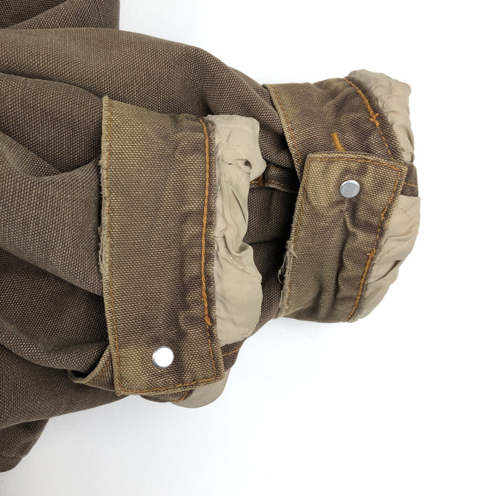 Wrangler AUTHENTIC WESTERN Insulated Duck Work Jacket, Men's Size L (approx.) cotton brown type Vintage Second Hand