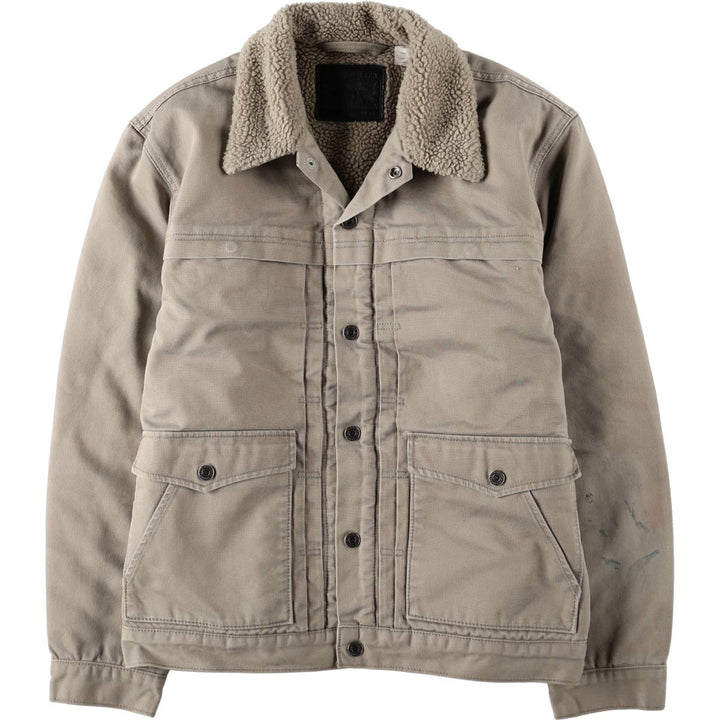 Levi's padded fleece jacket, men's size XL. cotton gray type Vintage Second Hand